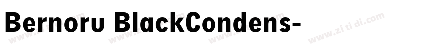 Bernoru BlackCondens字体转换